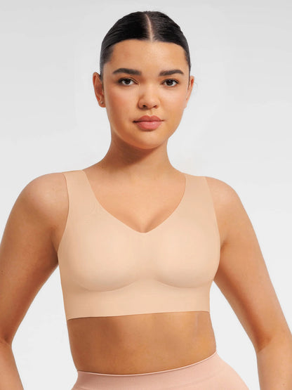 Aureva V Neck Seamless Comfort Fit Everyday Bra
