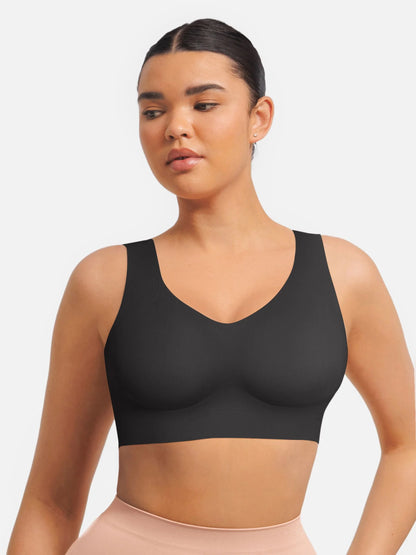 Aureva V Neck Seamless Comfort Fit Everyday Bra