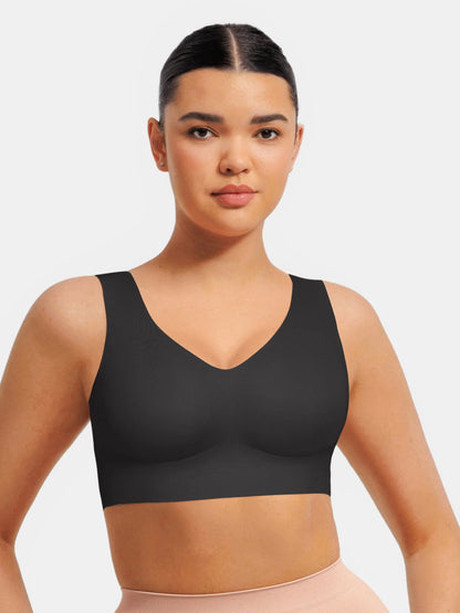 Aureva V Neck Seamless Comfort Fit Everyday Bra