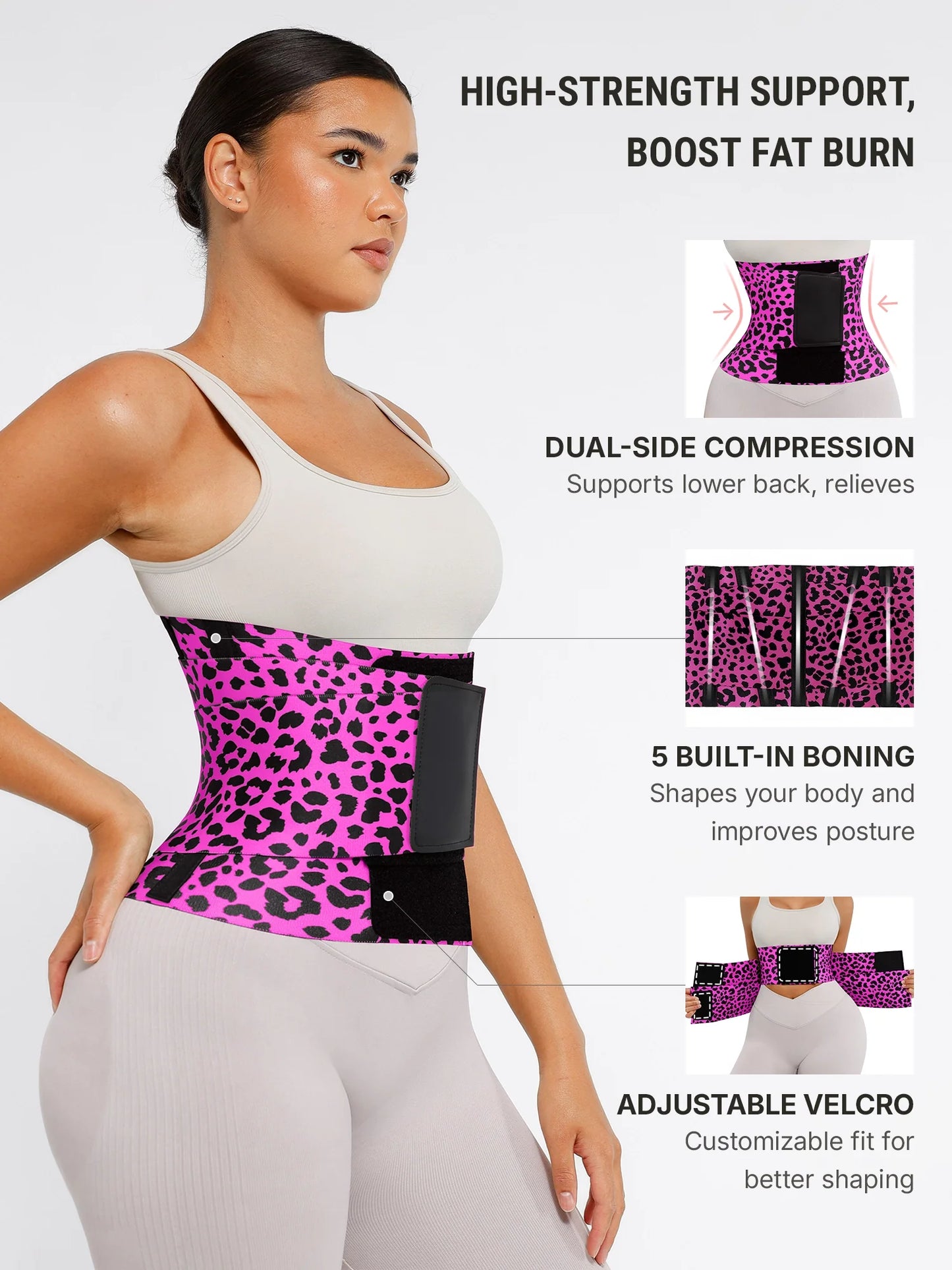 Aureva Triple Wrap Tummy Control Waist Trainer Belt