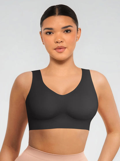 Aureva V Neck Seamless Comfort Fit Everyday Bra